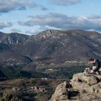 Le belvédère de Brison dans le Parc des Monts d'Ardèche © Marc Verdier