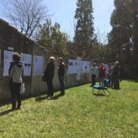 Découverte des travaux étudiants par les habitants de Sabarat dans le Parc des Pyrénées ariégeoises