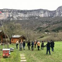 Accueil de la délégation camerounaise dans le PNR Vercors