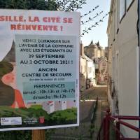 Annonce d'une restitution publique à Sillé-le-Guillaume dans le Parc de Normandie-Maine
