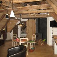 Salon / salle à manger gîte nature du Moulin