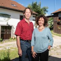 Line Perrin et Christian Harang Les Tannes La Bresse © Benoit Facchi / PNRBV