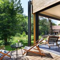 terrasse du SPA du Moulin des Templiers