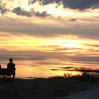 Soleil couchant Bassin d'Arcachon