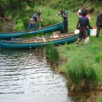 Canoë sur la Leyre en itinérance