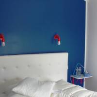 Une chambre avec lit doucble - Montcoudoux - Parc naturel régional Livradois-Forez