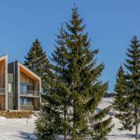 Eco-gites Haute Molune vue ext hiver