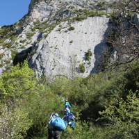 Terres des Lacs - paroi d'escalade