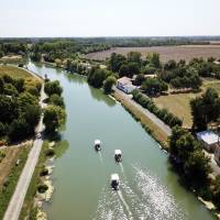 La balade à vélo peut être couplée avec un tour en bateau