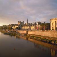 Vue sur la Loire et Saumur©PNR Loire Anjou Touraine