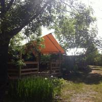 Camping Les Hauts de Rosans - tente lodge