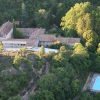 Le Monastère de Segries vu d'en haut