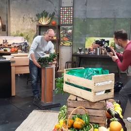 Sur le tournage d Top Chef et de l'émission sur le Cresson avec M6 et le Parc du Gatinais