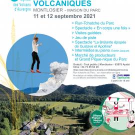 Affiche Fêtes de patrimoines volcaniques 