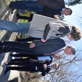 Visite de Michaël Weber et Eric Brua dans le Parc naturel régional de Camargue avec le Président du Parc, Patrick de Carolis