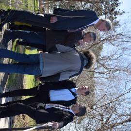 Visite de Michaël Weber et Eric Brua dans le Parc naturel régional de Camargue avec le Président du Parc, Patrick de Carolis