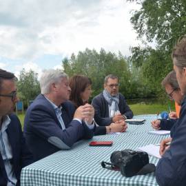 Déplacement de Michaël Weber dans le Parc des Caps et Marais d' Opale les 31 mai et 1 er juin 2022