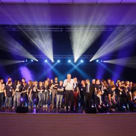 Soirée de gala, équipe Parc de Brière et Fédération des Parcs