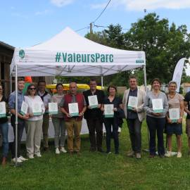 Prestataires touristiques présents lors de la conférence de presse pour le lancement de la saison dans le Marais poitevin