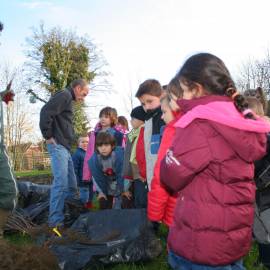 Plantation avec des enfants - PNR Avesnois