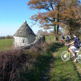 Découverte des cazelles à vélo