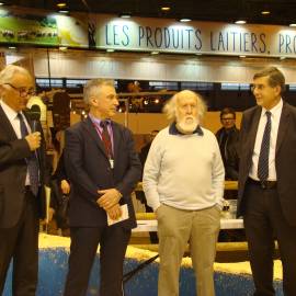 en présence du Président du Parc naturel régional de la Narbonnaise en Méditerranée, Bernard Devic