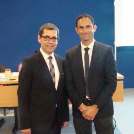 Michaël Weber, Président de la Fédération des Parcs naturels régionaux de France avec Philippe Gamen,  1er vice-président délégué, président du PNR Massif des Bauges