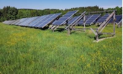 Photovoltaïque au sol sur des terres agricoles