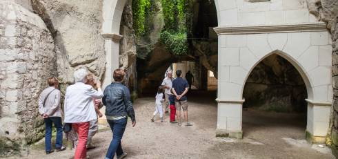 Visite des troglodytes de Souzay © Jérome Paressant