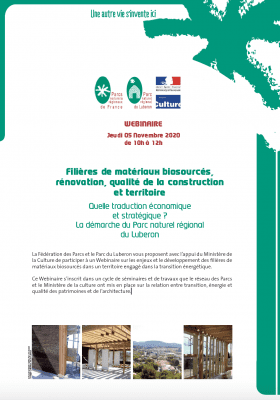 Couverture du programme du webinaire du 5 novembre