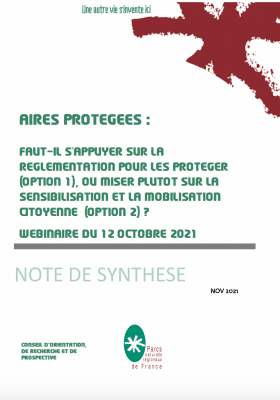 Note de synthèse Controverse Corp Aires protégées