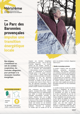 Le Parc des Baronnies provençales impulse une transition énergétique locale