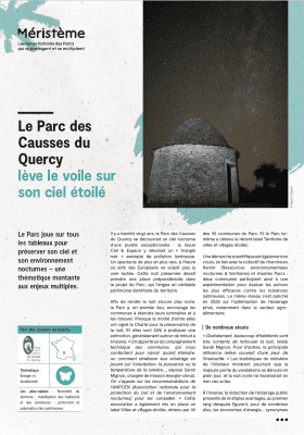 Le Parc des Causses du Quercy lève le voile sur son ciel étoilé