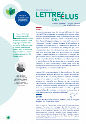 Edition spéciale – Congrès national des élus Natura 2000 : Après 30 ans de mobilisation dans les territoires, quels défis pour l’avenir ? 28 – 30 septembre 2022, Matemale (66)