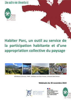 Couverture synthèse webinaire Habiter Parc