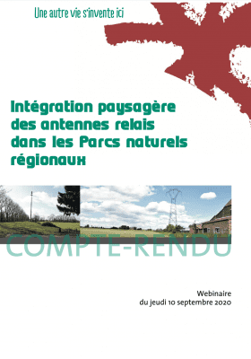 Couverture webinaire intégration paysagère des antennes relais