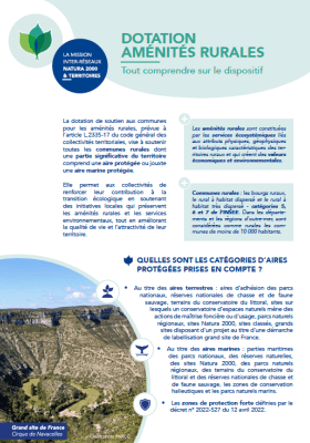 Dotation aménités rurales. Tout comprendre sur le dispositif