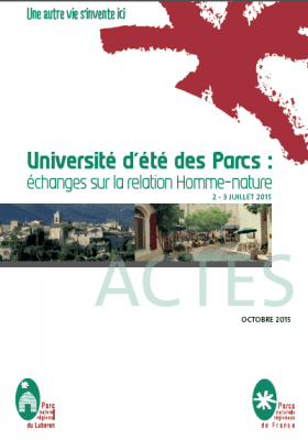 Actes de l'Université d'été 2015