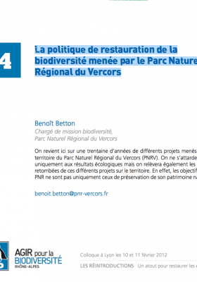 Resauration biodiversité