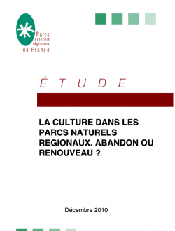 Etude culture dans les Parcs