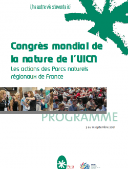 Programme actions des Parcs au congrès UICN - couverture