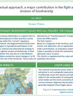 E-poster UICN l'approche contractuelle des aires protégées