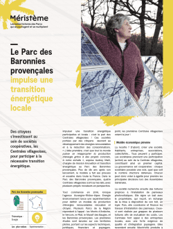 Le Parc des Baronnies provençales impulse une transition énergétique locale