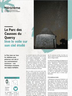 Le Parc des Causses du Quercy lève le voile sur son ciel étoilé
