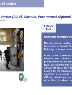 Extrait Manifeste avec l'exemple du PNR des Vosges du Nord